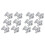 304 Stainless Steel Draw  Butterfly with Keeper and Spring Twist Lock for Case, Assembling Boxes, (12 Pieces) 1
