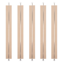 Conjunto de 5 peças de tiras de seladora a fio de aquecimento para máquina de selagem, peças de reposição para seladora manual de impulso.
