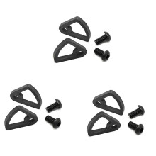 3 Paire Adaptée au Vélo Pliant en Fibre de Carbone, Support de Pied et Roues de Marche Faciles