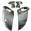 For  A4 A5 S4 S5 B9 Rearview Mirror Bottom Shell with Panoramic Camera Hole 1