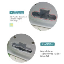 DIY Embossing Machine 3.3cm Labor Saving Stamp Border Punch Handmade Paper Cutter As Shown
