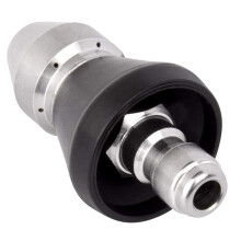 Buse de débouchage de cuisine, petite buse à jet, buse de nettoyeur haute pression en acier inoxydable, accessoire pour égouts