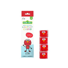 Cubos luminosos de Barrio Sésamo que se activan con agua para juegos sensoriales (Elmo - Rojo)