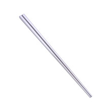 Palillos metálicos de acero inoxidable, cuadrados, estilo chino, para cocina.