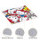 Tapis égouttoir Hello Kitty pour plan de travail, en microfibre, à absorption rapide. 6