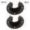 Yannee2Pcs Βάσεις Ράβδων Ντουλάπας από Ανοξείδωτο Ατσάλι, Βάση Φλάντζας Ράβδων 1