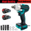 Electric Impact Gun Bundle: Includes 2 Batteries & 4 Premium Sockets 1