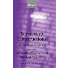 Serial Verb Constructions A CrossLinguistic Typology Hardcover Book