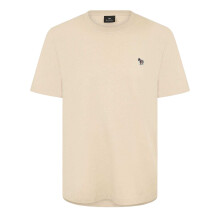 (S, Beige) Paul Smith Mens Embroidered Motif Cotton T-Shirt