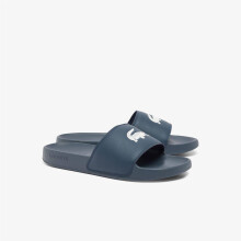 (6 UK, Navy/White) Lacoste Mens Serve Sliders