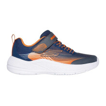 (10 UK Child, Grey/Orange) Skechers Boys Microspec Advance Trainers