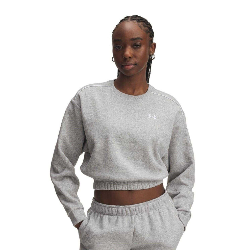 Under Armour (16 Uk, Grey Heather) Womens/Ladies Rival Workout Sweatshirt