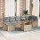 VidaXL vidaXL Sofa Set 8 stk. Beige Poly-Rattan 1