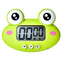 Kitchen Timer Cute Cartoon Animal Countdown Timer Digital Magnetic LCD Large-Screen Visual Clock Alert for Cooking Sport