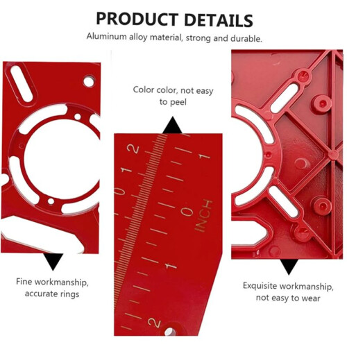Router Table Insert Plate Woodworking Bench Table Saw for Multifunct Wood Plate Machine Engraving Tool Flip Board 2