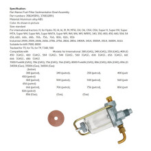 370832R91 Kraftstofffilter-Abscheidebehälter Aus Glas für IH für FARMALL HM 350 400 450 I6 Traktor