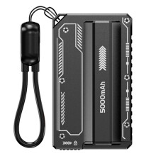 Avtagbart Batteri i Mecha-Stil, Supersnabbladdande 5000mAh Powerbank, Kompakt och Bärbart Batterihölje Till Powerbanken.