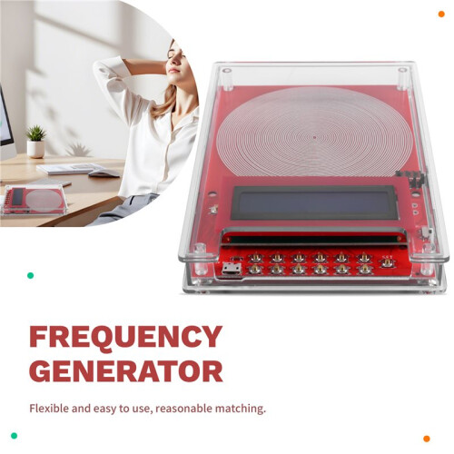 Frequency Generator 0.01-100000Hz Adjustable Schumann Sine Wave Resonance Generator Frequency Healing Device