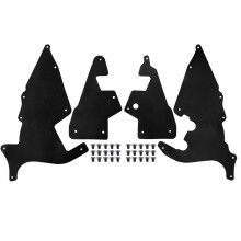 4Pcs Rubber Shields Liners for Ranger 2011-2023 & Everest 2015-2022 Front Wheel Arch Cover