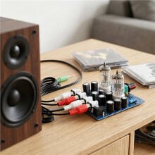 High-Fidelity Audio 6J1 Tube Amplifier Kit DIY Preamplifier Speaker and Power Amplifier Boards for Soldering & Assembly