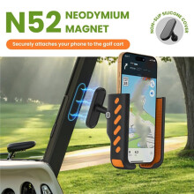 N52 Magnetic Cart Phone Stand Holder, Magnet Mount for Ezgo Club Car,GPS Cell Phone Holder Accessories
