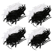 400 Pcs Sewing Elastic Band Cord with Adjustable Buckle Stretchy Mask Earloop Lanyard Earmuff Rope DIY Making Supplies
