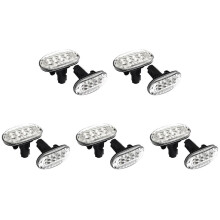 10X Bärnstensfärgade LED-Sidomarkeringsljus för Jimny JB74 JB64 2018- Byte Av Blinkersindikatorljus, Klar