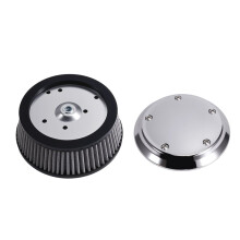 Buitenkap van Het Luchtfilter, 6-Gats Filter en Grijs Filterelementset voor Touring Dyna Wide Glide FXDWG