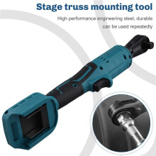 3/8inch Ratchet Wrench 90 Degree Straight Wrench Heavy Duty Right Angle Ratchet Wrench for 18V 20V Battery