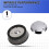 Chrome Air Cleaner Cover & 3-Hole & Gray Filter Element for  Dyna Softail Touring 7