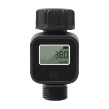 Gravador de Fluxo de Água Medidor Digital de Fluxo de Água Medidor de Água com Mangueira de 3/4 Pol. para Medir o Uso e Fluxo de Água em Jardins
