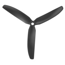 2 Paar 5030 3-Blaetter Direktantrieb Propeller Stuetze CW / CCW fuer RC Flugzeug Fluggeraet (Schwarz)