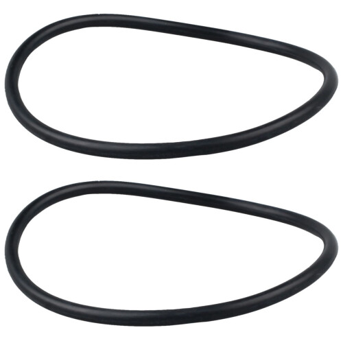 2X 110mm x 5 mm Schwarzer, Flexibler Gummi-O-Ring-Dichtungsring