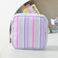 (Purple) Handbag Style Portable Organizer For Menstrual Pads And Essentials Accessories