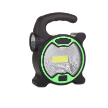 (Blue)Portable Work Lamp Led Lantern Waterproof Emergency Spotlight Rechargeable Floodlight For Outdoor Camping Hiking