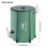 Living And Home 250L Collapsible Rain Barrel with Filter 6
