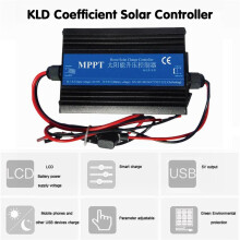 MPPT Boost Solar Charge Controller Laddare 300W Bilbatteri LaddningsspäNningsregulator Laddare Regulator 24/36/48/60/72V