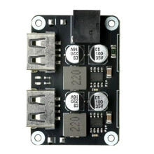 Dual USB Fast Quick Car Charger Charging Buck Module Input 6V-30V Single Port 18W for QC2.0 QC3.0 Car Vehicle Board B
