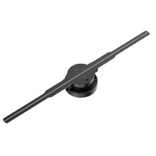 PD42 3D-Hologramm-Projektor mit Lüfterdisplay, Werbelogo-Licht, Holografischer Lampe, Austauschbarem Lüfterflügel und EU-Stecker