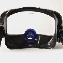 2X Yon Sub Scuba Diving Classic Free Dive One-Window Silicone Purged Mask Black Nose Valve Large Frame Adult Diving Mask