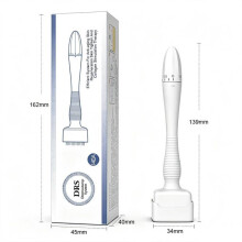 Micro Needle Facial Roller With Stamp Head For Skin Tightening Renewal Cell