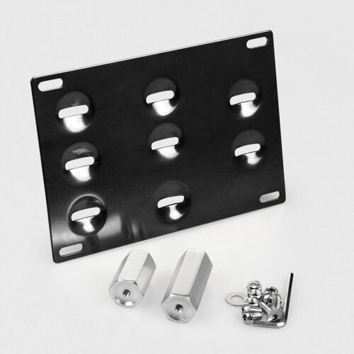 Plate License Mount Bracket Bumper Tow Hook For Mercedes C E S M Gla Class Glk 1