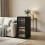 Living And Home 99L Freestanding Beverage Cooler Drinks Fridge, Refrigerator with LED Light 1
