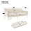 Adjustable Velvet Sofa Bed – Multi-Position, Beige 2