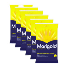 Marigold Kitchen Gloves Cleaning Large 1 Pair Pack of 6