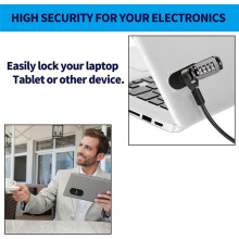 20 St Låshål Laptop Låshål Laptop Tabletter StöLdskyddslås Hål för Bärbar Dator för Surfplattor Säkerhetslås Basdelar