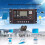 3X 100A Solar Charge Controller Solar Panel Controller 12V 24V LCD Display Solar Panel Batteriregulator med USB-Port 3