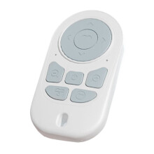 Universal Zoom Multi-Function Remote Control Mobile Phone Selfie Stick for Video Likes E-Book White