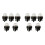 10x Snap in Primer Bulb for 2-Cycle Small Engine Leaf Blower String Trimmer Brush Cutter Chainsaw 1