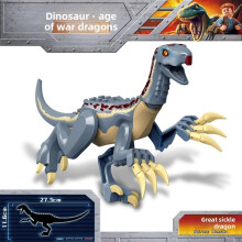 (Gray)Dinosaurier Modellbausteine für Kinder mit kreativer Montage und Kunststoffmaterial